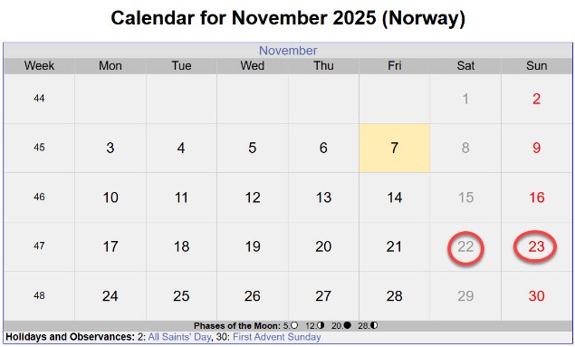 Picture of November 2025